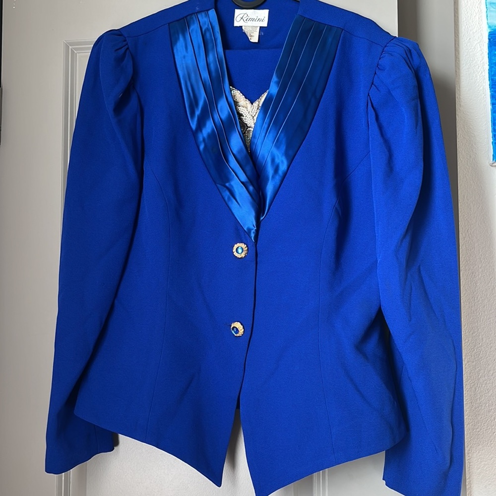 Rimini Cobalt Blue Skirt Suit size 16